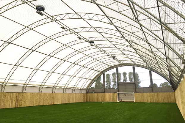 Indoor pitch at Marine Drive World of Football